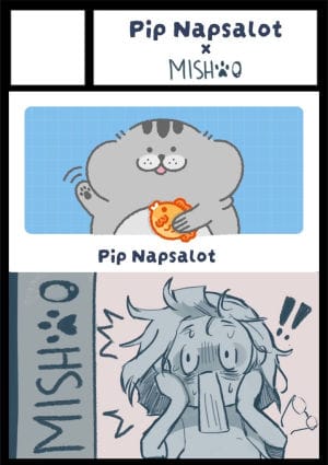 Pip Napsalot X MISHOO circle cut